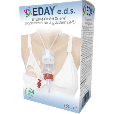 Eday Emzirme Destek Sistemi 150 ml Ergonomik Tasarım ve Akış Kontrolü ile Emzirme