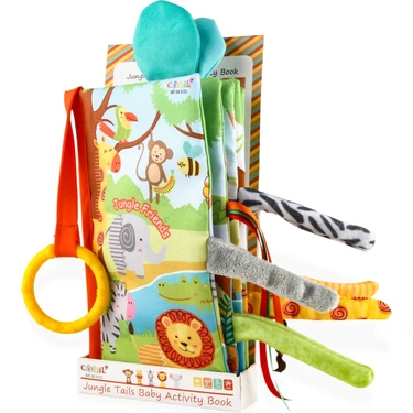 Carnival Baby & Kids Hışırtılı Hayvan Temalı Bebek Aktivite Kitabı - Duyu ve Motor Gelişimini
