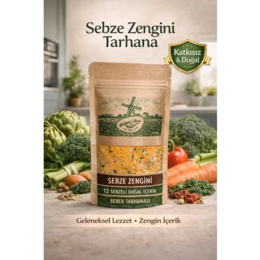 Nature's Food 13 Sebzeli Bebek Tarhanası 250 gr | Katkısız Doğal İçerik | Ev Yapımı Tarhana | Bebek