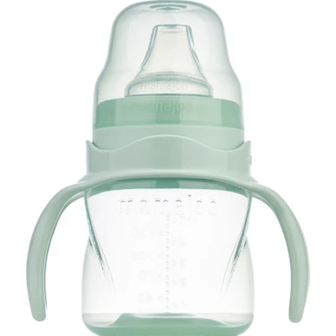 Mamajoo Antikolik Akıtmaz Alıştırma Bardağı 160 ml Powder Green, 6