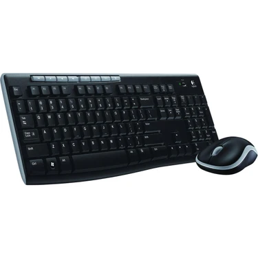 LOGITECH MK270 Q TR KABLOSUZ KLAVYE MOUSE SET SİYAH