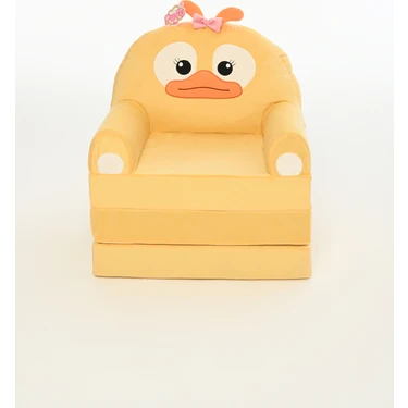 Pufu Toys Portatif, Yıkanabilir, Katlanabilir Peluş Çocuk Koltuğu 120