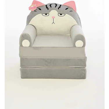 Pufu Toys Portatif, Yıkanabilir, Katlanabilir Peluş Çocuk Koltuğu 120