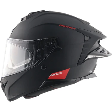 Axor Brutale Kask Mat Siyah Dual Spoiler Yüksek Performans ve Aerodinamik