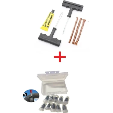 Safestore Lastik Tamir Kiti Fitil Atma Seti+ Lastik Tamir Kiti Kauçuk Vida