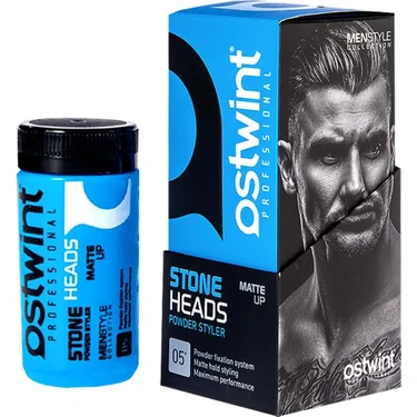 Ostwint Şekillendirici Toz Pudra Wax Matte Up 20 gr Mavi Renkli Güçlü Tutuculuk ve Mat