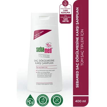 Sebamed Dökülmeye Karşı Şampuan 400 ml Tüm Saçlar İçin Güçlendirici Etki ve Doğal
