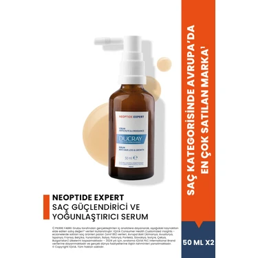 Ducray Neoptide Expert Saç Dökülmesi Karşıtı Serum Saç Güçlendirici ve Yoğunlaştırıcı Saç Serumu 50