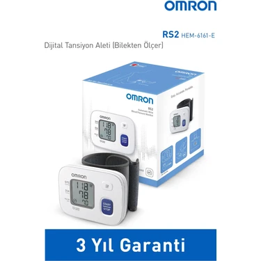 OMRON RS2 30 Ölçüm Hafızalı Bilekten Ölçer Tansiyon