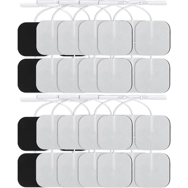 Tıpteknik Market Tens Elektrod Pedi Extra Güçlendirilmiş Yapışkanlı Kumaş - 5 x 5 cm - 10 Paket -