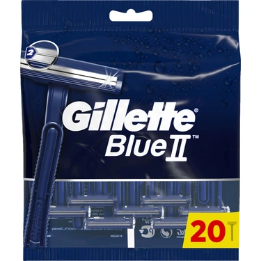 Gillette Blue2 Kullan At Tıraş Bıçağı 20'li Extra Büyük