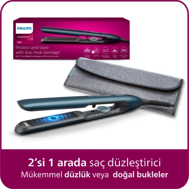 Philips 7000 Serisi Saç Düzleştirici, Argan Yağı Katkılı, ThermoProtect Teknolojisi,