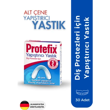 Protefix Diş Protezleri İçin Alt Çene Yapıştırıcı Yastık 30 Adet İnce Dokulu Koruma