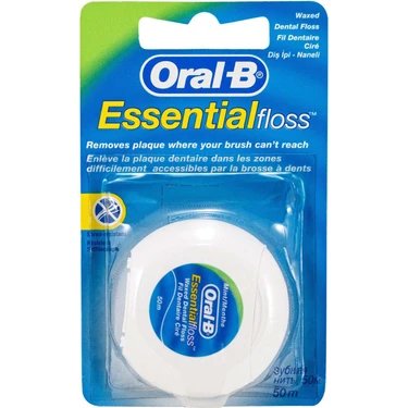 Oral-B 50 m Diş İpi - Mum Kaplı, Parçalanmaz Lif Yapısı ile Etkili Diş Arası