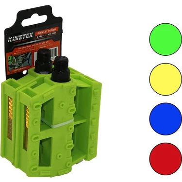 Timion 2pcs   Büyük=9.8x8.4cm  Bisiklet Pedalı  Yan Reflektörlü