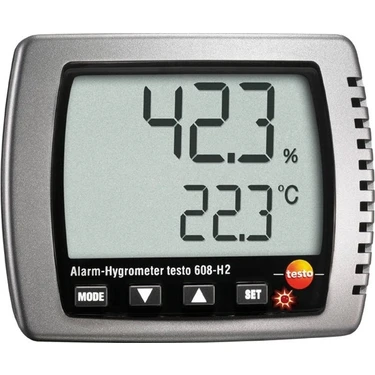 Testo 608-H2 Sıcaklık ve Nem Ölçer (Çok Hassas)