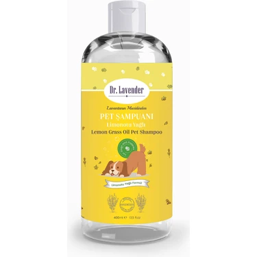 Dr. Lavender Limon Otu Yağlı Köpek Şampuanı 400 ml | Cilt