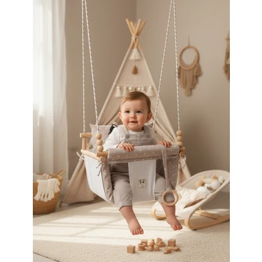 Swingee Emniyet Kemerli Bebek Salıncak Ağaç