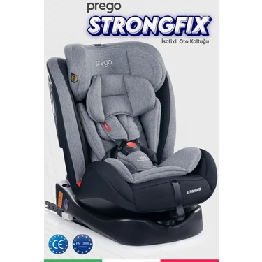 Prego Strongfix 360 Derece Dönebilen 0-36 Kg İsofixli Oto Koltuğu