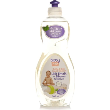 Baby Me Likit Emzik Biberon Temizleyici 500 ml Doğal İçeriklerle Güvenli