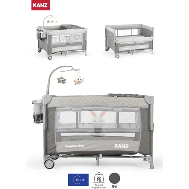 Kanz Sleepside +Plus Anne Yanı Park Yatak ve Oyun Parkı