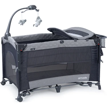 Prego Armada Anne Yanı Oyun Parkı Beşik Park Yatak 70X120