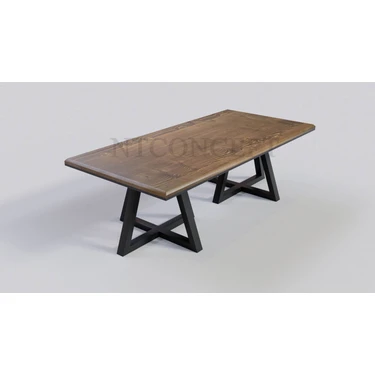 Ntconcept Masif Ahşap Toplantı MASASI100 x 240