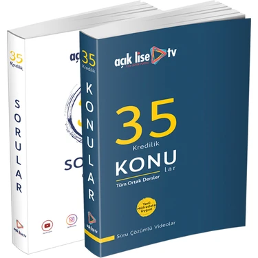 Açık Lise Tv 2'li Set (Ortak