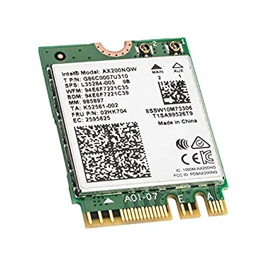 Intel AX200NGW Wi-Fi 6 Bluetooth 5.1 Network