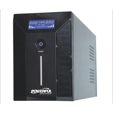 Powerful PLD-3000 3000VA 3KVA 1800W LCD Panel Line Interactive Ups Kesintisiz Güç Kaynağı (Gaming