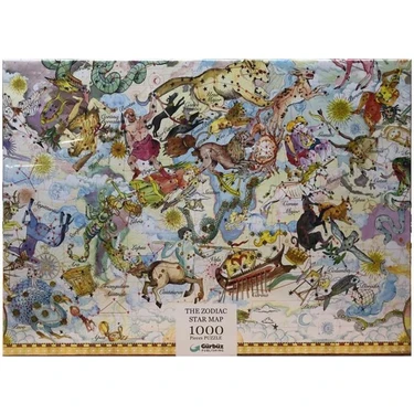 Gürbüz Zodiac Dünya Puzzle 1000