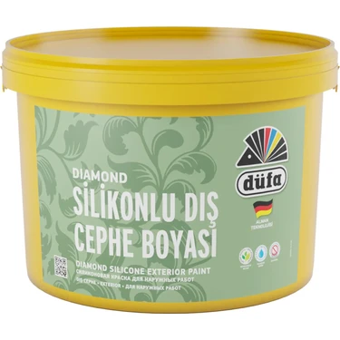 Düfa Diamond Silikonlu Dış Cephe Boyası Beyaz 10