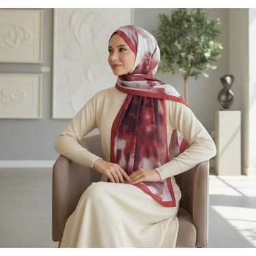 Revam Collection Desenli Pamuk Soft Şal Ilham Serisi Degrade
