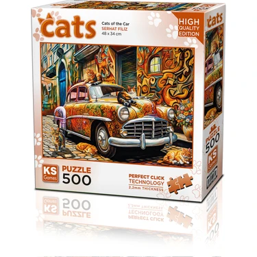 KS Games Cats On The Car 500 Parça