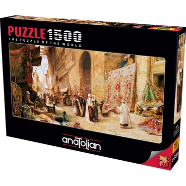 Anatolian 1500 Parçalık Puzzle - Kahire'de Halı Pazarı