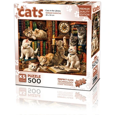 Ks Games Cats In The Library 500 Parça