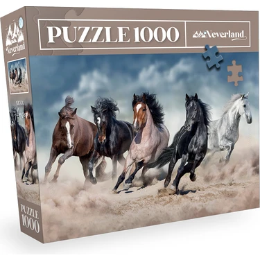 Neverland 1000 Parça Puzzle - Horses
