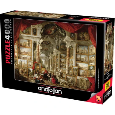 Anatolian Roma Galerisi 4000 Parça Puzzle – Orta Zorluk Seviyesi, Dayanıklı Mukavva Malzemeden,