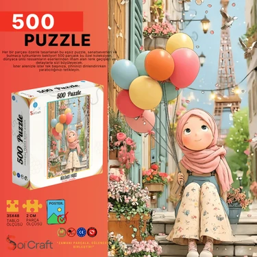 Soi Craft 500 Parça Puzzle Gülümse