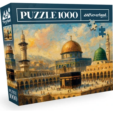 Neverland 1000 Parça Holy Places Mukaddes Mekanlar Karton Puzzle Eğlenceli Zihinsel