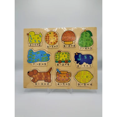 Rasyonel Ahşap Puzzle Matematik