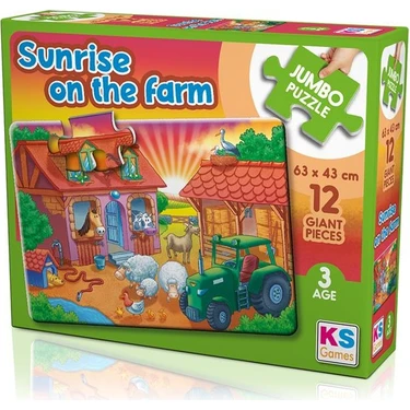 KS Games Sinerjim Sunrise On The Farm 12 Parça