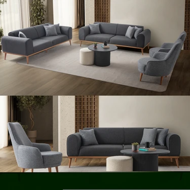 Edsy Home Rebull 3+3+1+1 Koltuk Takımı