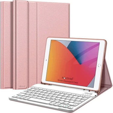 Turotto Samsung Galaxy Tab A11 Plus / A9 Plus  Bluetooth Klavyeli Kalem Bölmeli Manyetik Standlı