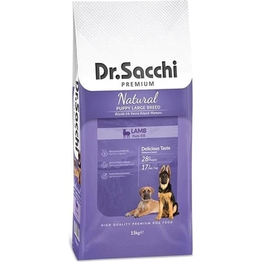 Dr. Sacchi Puppy Large Lamb Büyük Irk Yavru Köpek Maması
