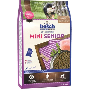 Bosch Mini Senior Küçük Irk Yaşlı Köpek Maması 2,5