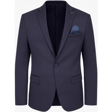 Plus Scorpion Erkek Italyan Kesim Tek Düğmeli Blazer Ceket – Klasik ve Modern