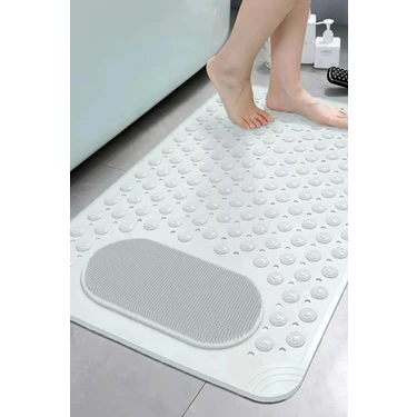 Orvila Vantuzlu Banyo ve Duş Kaydırmazı | Küvet Içi Masajlı Kaymaz Zemin Duşakabin Paspası 36X70 cm