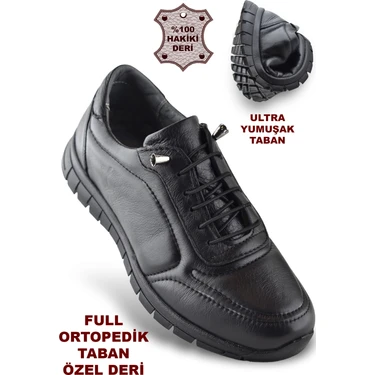 909 Tam Ortopedik Taban Hakiki Deri Erkek Ayakkabı Kadın Ayakkabı Kaymaz Taban Unisex Ayakkabı