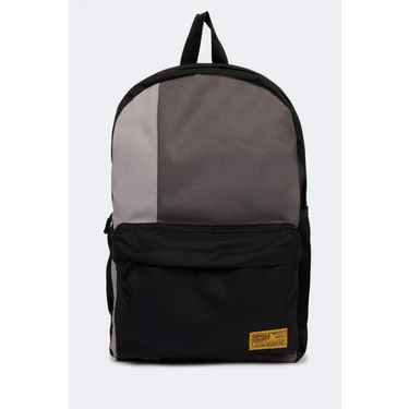 DeFacto Unisex Basic Düz Okul Sırt Çantası Siyah-BK27 Dayanıklı Polyester Materyal ile Ergonomik